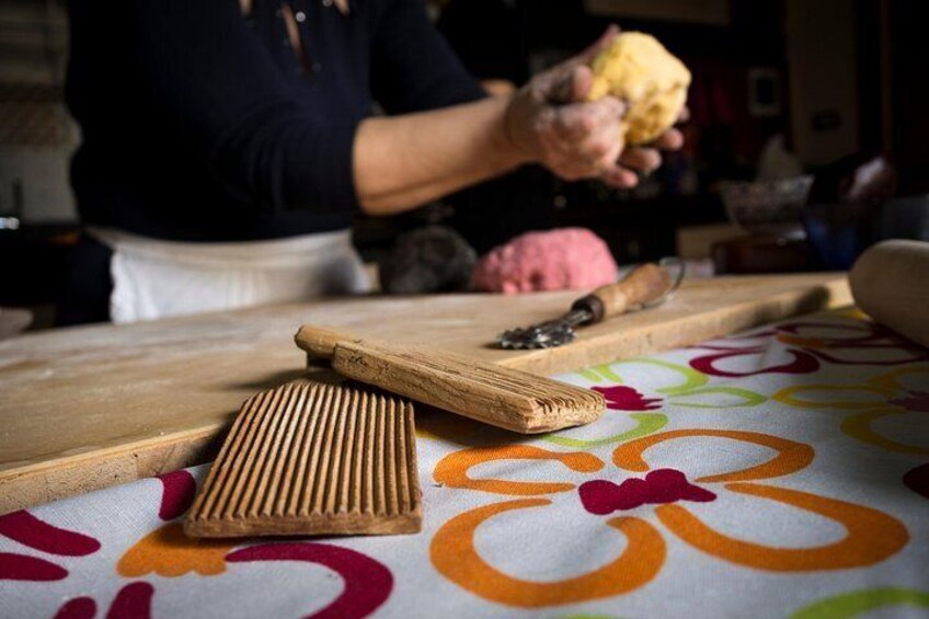 Homemade fresh pasta cooking class