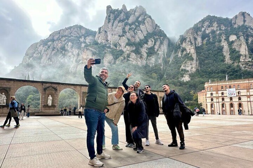 A group of visitors enjoys their free time on Montserrat