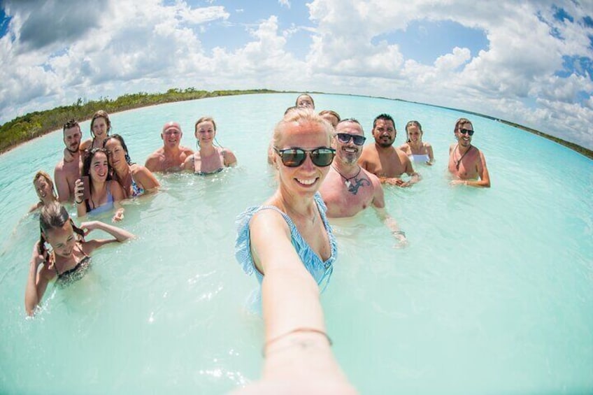 BACALAR Seven Color Lagoon Boat Excursion from Costa Maya