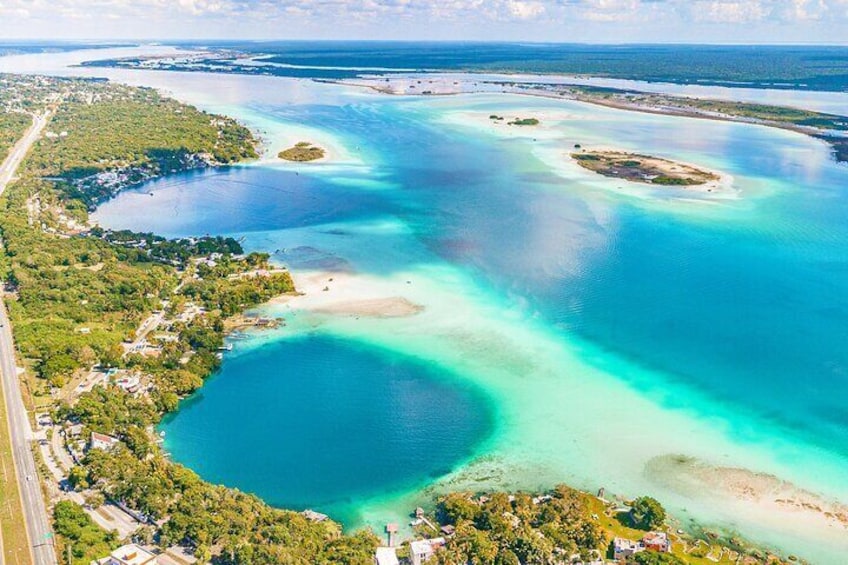 Bacalar Seven Color Lagoon Boat Excursion from Costa Maya