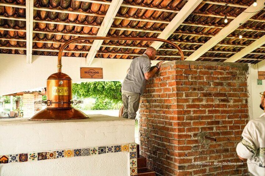 Copper Pot Still. Learn about the tequila distillation process. 