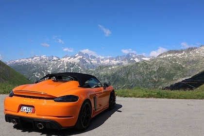 Alpine Adventure Supercars through Majestic Swiss Alps