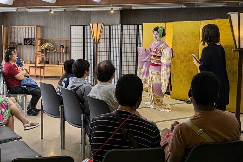 Q&A session with English-speaking staff