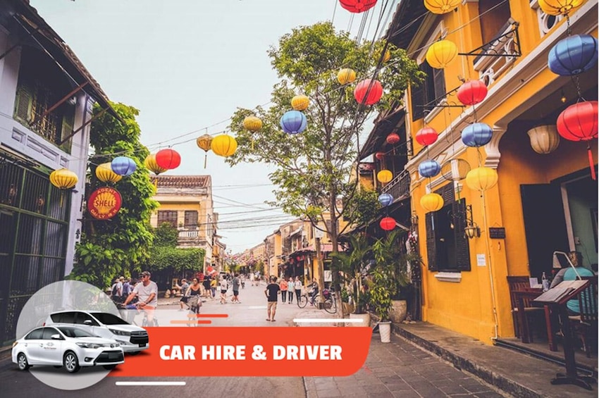 Car Hire & Driver: Full-day visit Hoi An City