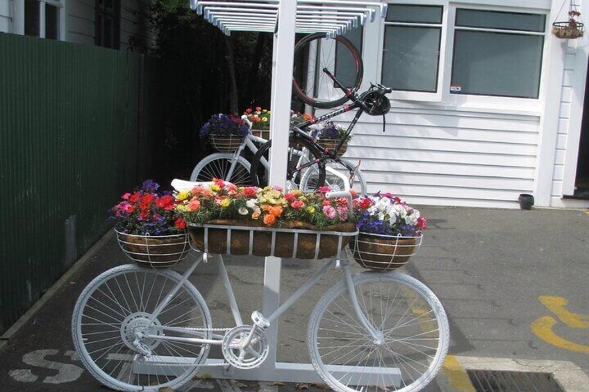 Cool Bikestand at the Sprig and Fern Craft Beer Tavern
