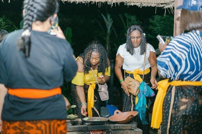 Traditional cooking demo - Have you tried laklak?