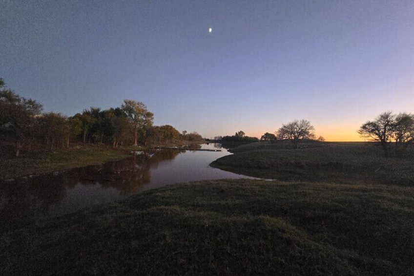 Fish and play on the private lake