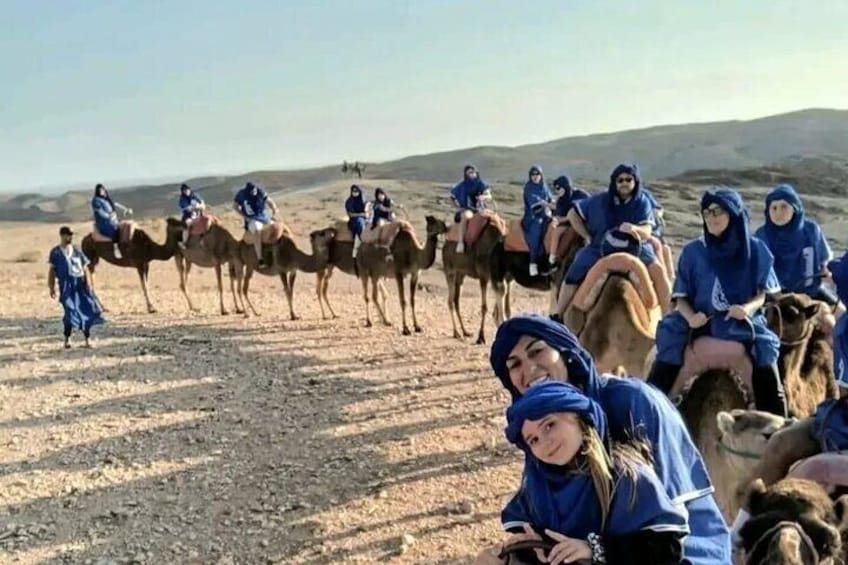 Agafay Desert Pack: Quad Bike, Camel Ride and Dinner with Show