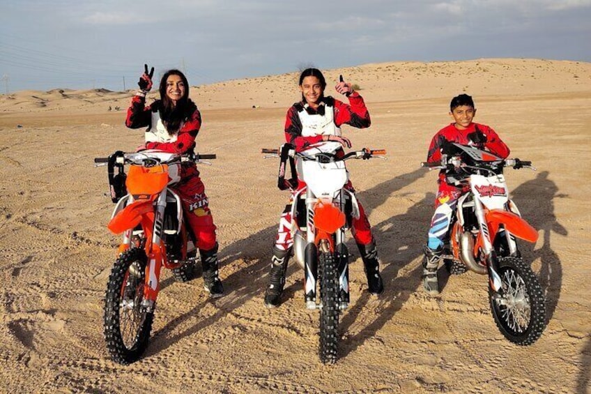 Adult Desert Motorbike Training in Dubai