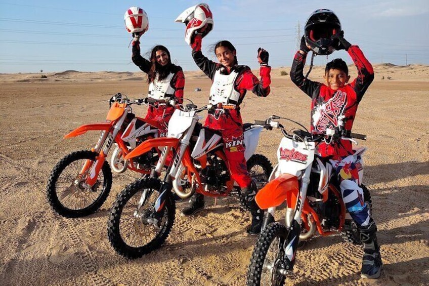 Adult Desert Motorbike Training in Dubai