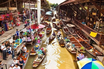 Floating and Train Market Experience from Bangkok