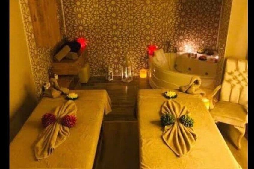 Private Turkish Bath and Spa with 1hr Massage 