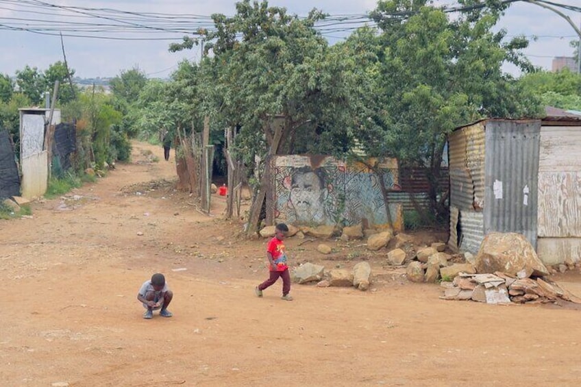 Dusty township streets 