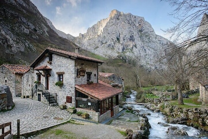 Picos de Europa: Bulnes, funicular and cheese Cabrales from Oviedo