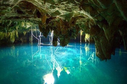 Visites guidées de Cancún avec Taco Lunch & Cenote Experience