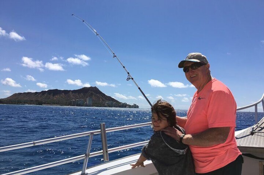 Fishing in Waikiki