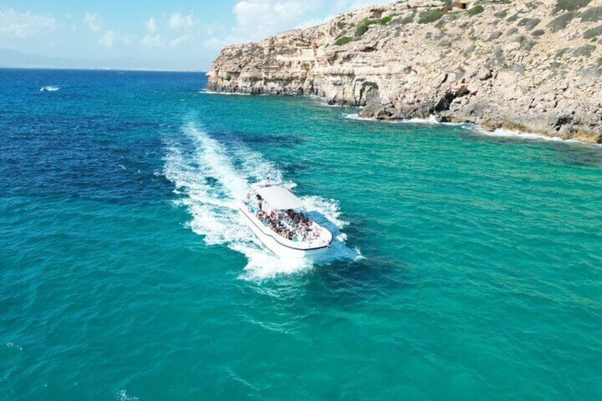 Visit to Palma marine reserve cliff caves and snorkeling