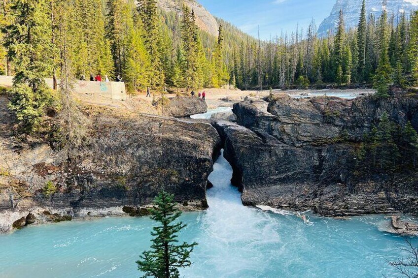 Natural Bridge in Yoho National Park