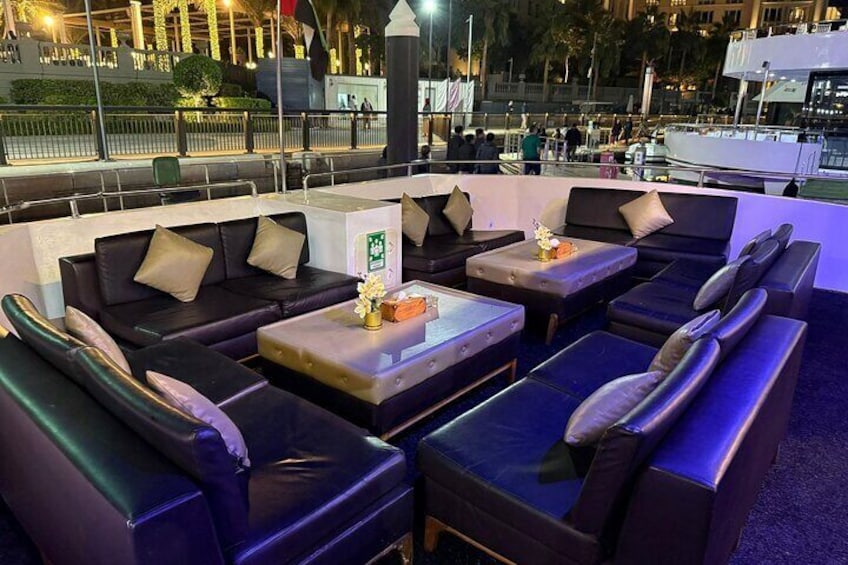 VIP Dubai Canal Yacht Cruise with BBQ Buffet