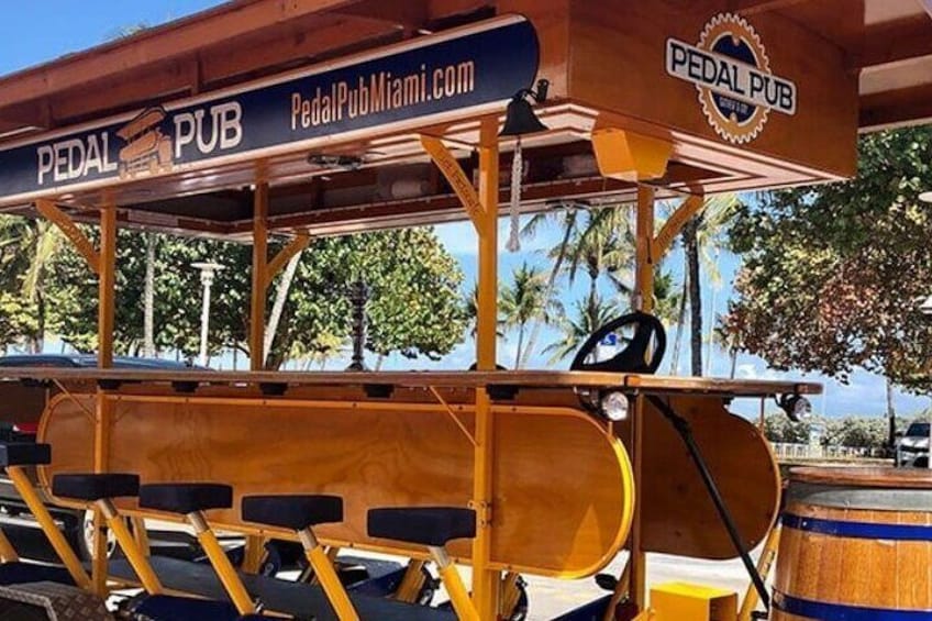 Pedal Pub Miami Wynwood Graffiti Bar Tour