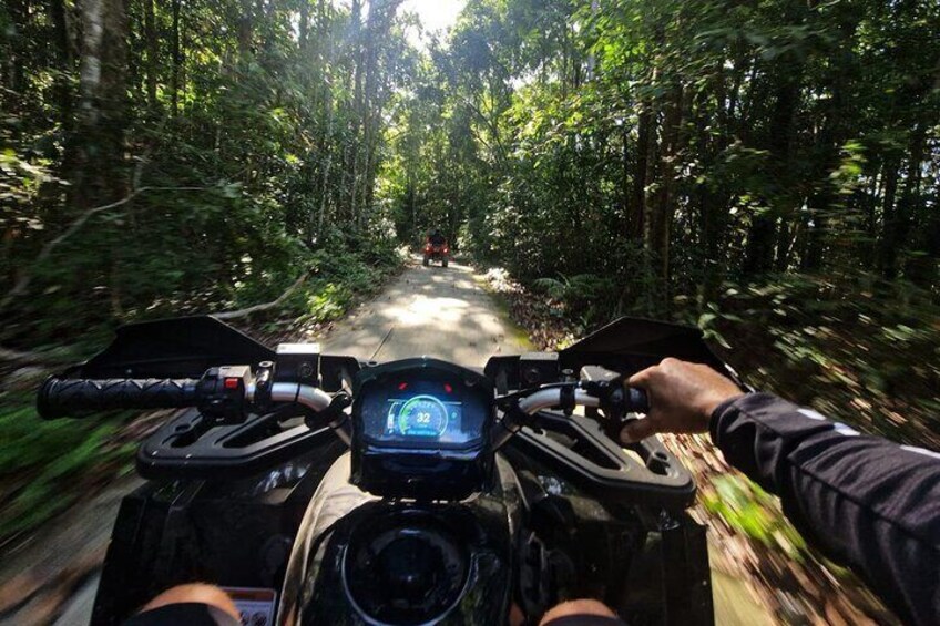 Electric Surron Dirt Bikes or ATV Quad Samui Jungle off road Tour