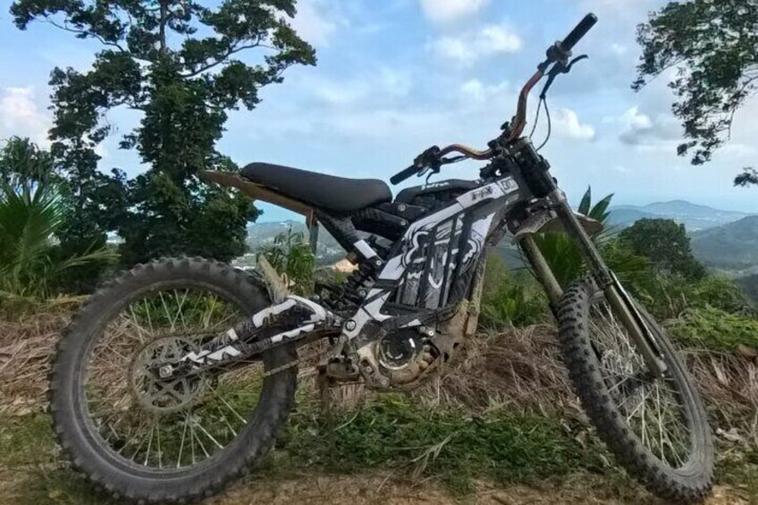 Electric Surron Dirt Bikes or ATV Quad Samui Jungle off road Tour