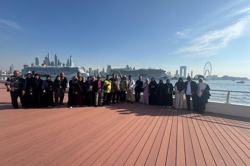 Palm Jumeriah, View Point of Marina JBR Blue Water Island