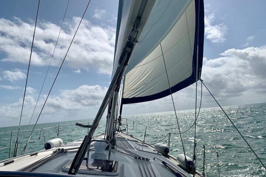 Your adventure begins as you step aboard Chao Lay, where you'll be greeted by the gentle sea breeze and the soothing sound of the waves.
