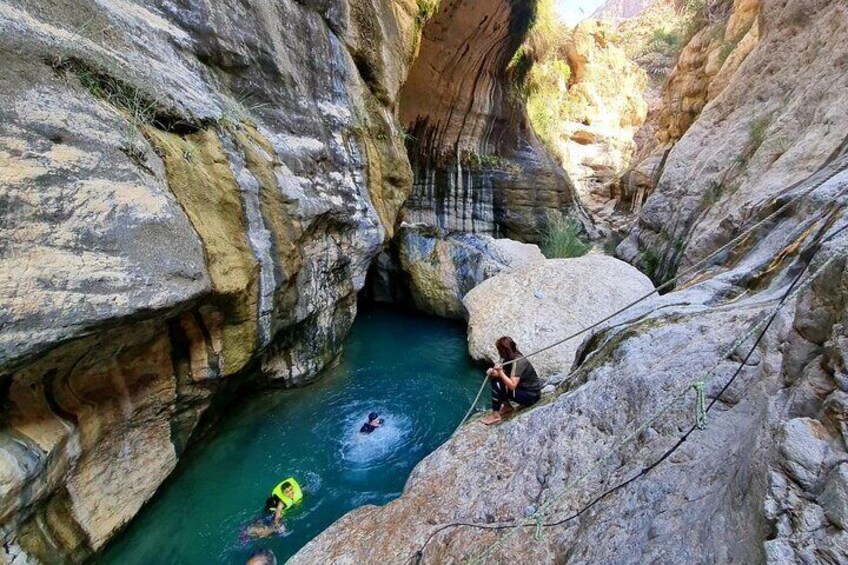 Sinkhole, Fins & Wadi Tiwi Explorer: Swim, Hike & Scenic Views