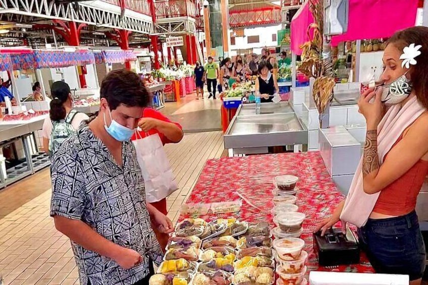 Small dishes from the market well prepared