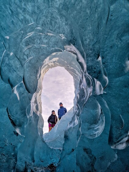 Picture 9 for Activity Jökulsárlón: Blue Ice Cave Tour and Glacier Walk