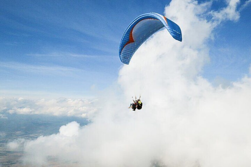 Scenic Paraglider Flight from Vitosha Mountain