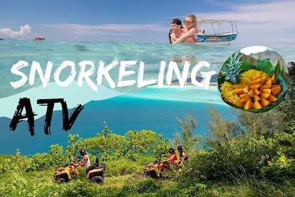 Full Day Combo Snorkelling with Buffet and Bora Bora quad bike Tour