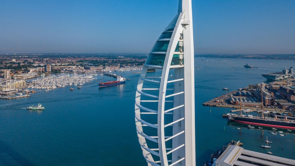 Portsmouth & Spinnaker Tower by Rail Tour from London