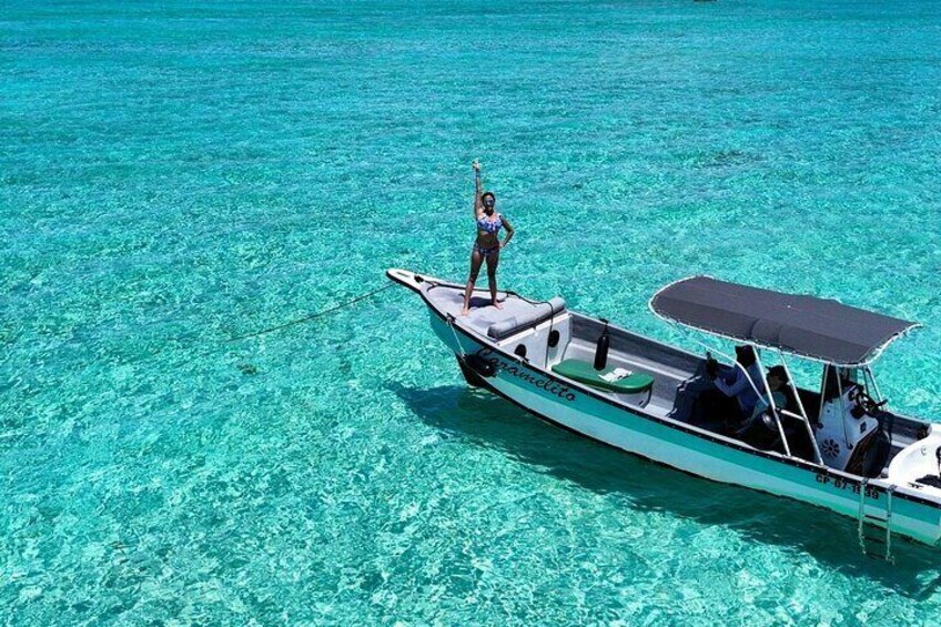 Johnny Kay and Aquarium Private Boat by the Sea of 7 Colors