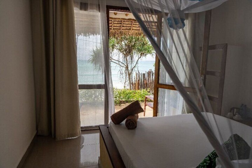 Beautiful view from inside your room in Zanzibar.