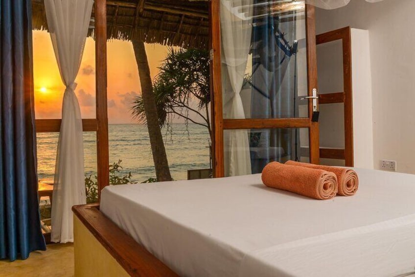 Beautiful view from inside your room in Zanzibar.