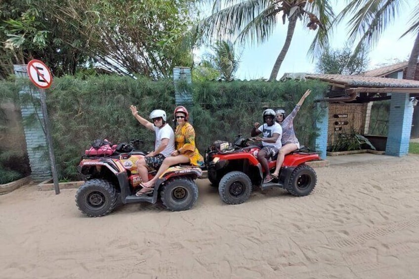 Private Quadricycle Tour in Jericoacoara West Side.