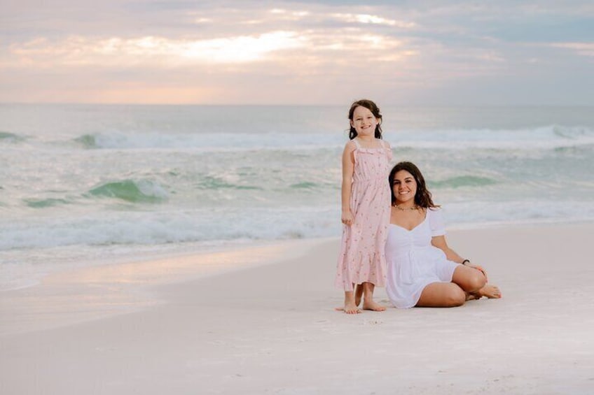 Private professional holiday photoshoot in Destin