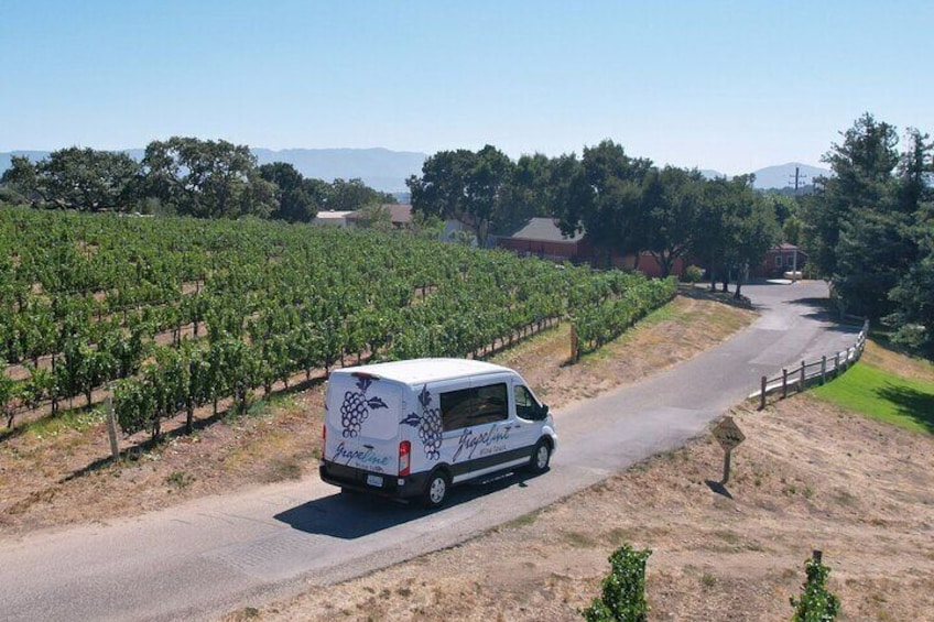 Exploring wine country, one scenic vineyard at a time, with Grapeline's luxury transportation.