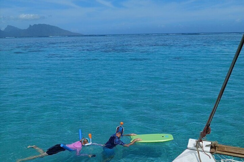  Private sunset excursion to the Sailing Lagoon of Tahiti