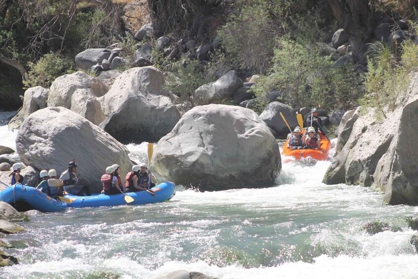 Picture 1 for Activity Arequipa: Rio Chili Rafting Tour with Snack