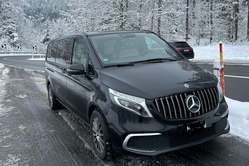 Tour vehicle a luxury Mercedes Benz V Class