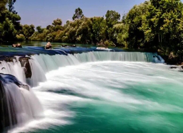 From Side: Manavgat Boat Tour With Bazaar Visit and Lunch