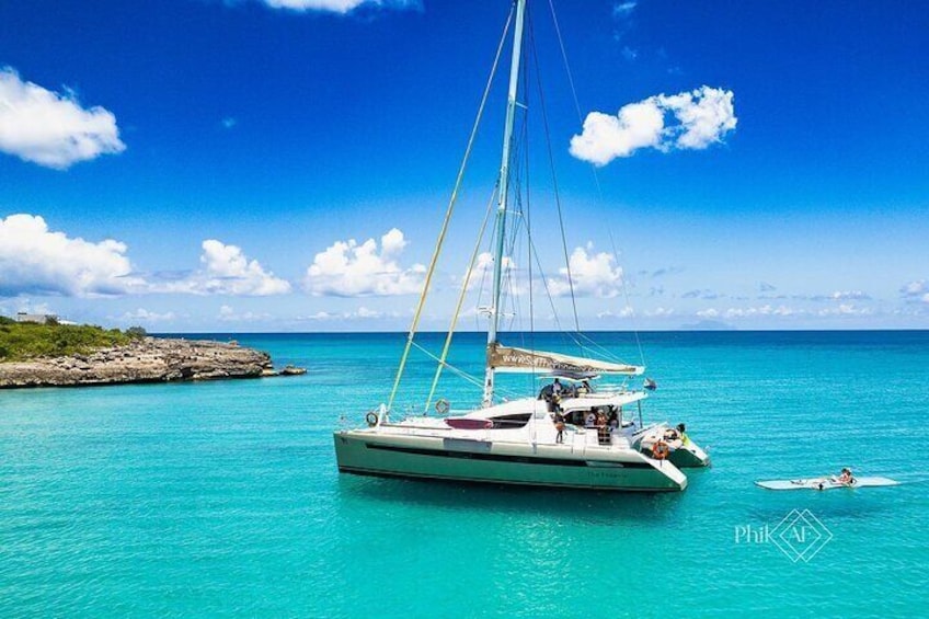 Private Luxury Catamaran Day Sail Sint Maarten