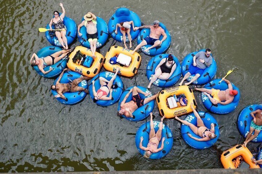 Asheville River Fon Tubing on the French Broad