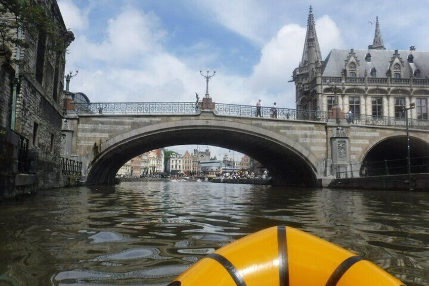 Half-Day Guided Inflatable Packraft in Ghent