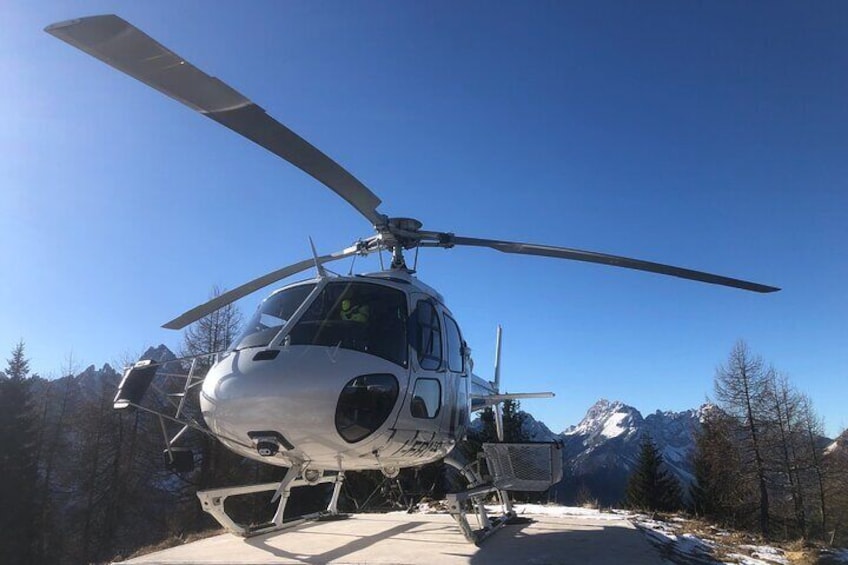 Dolomites from Above 1H Exclusive Heli Experience from Venice