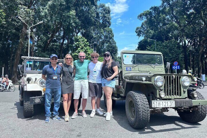 Jeep Saigon Private Half Day Culture and History tour