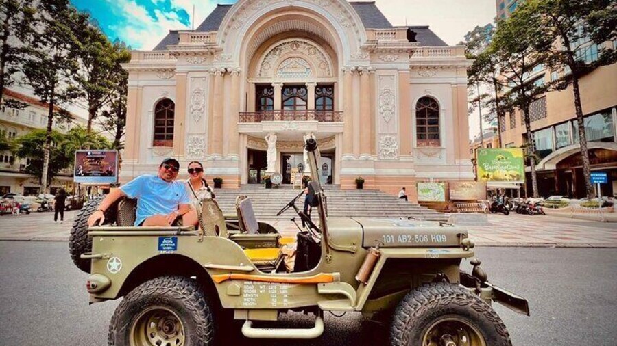 Jeep Saigon Private Half Day Culture and History tour